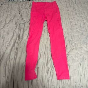 Target leggings in hot pink